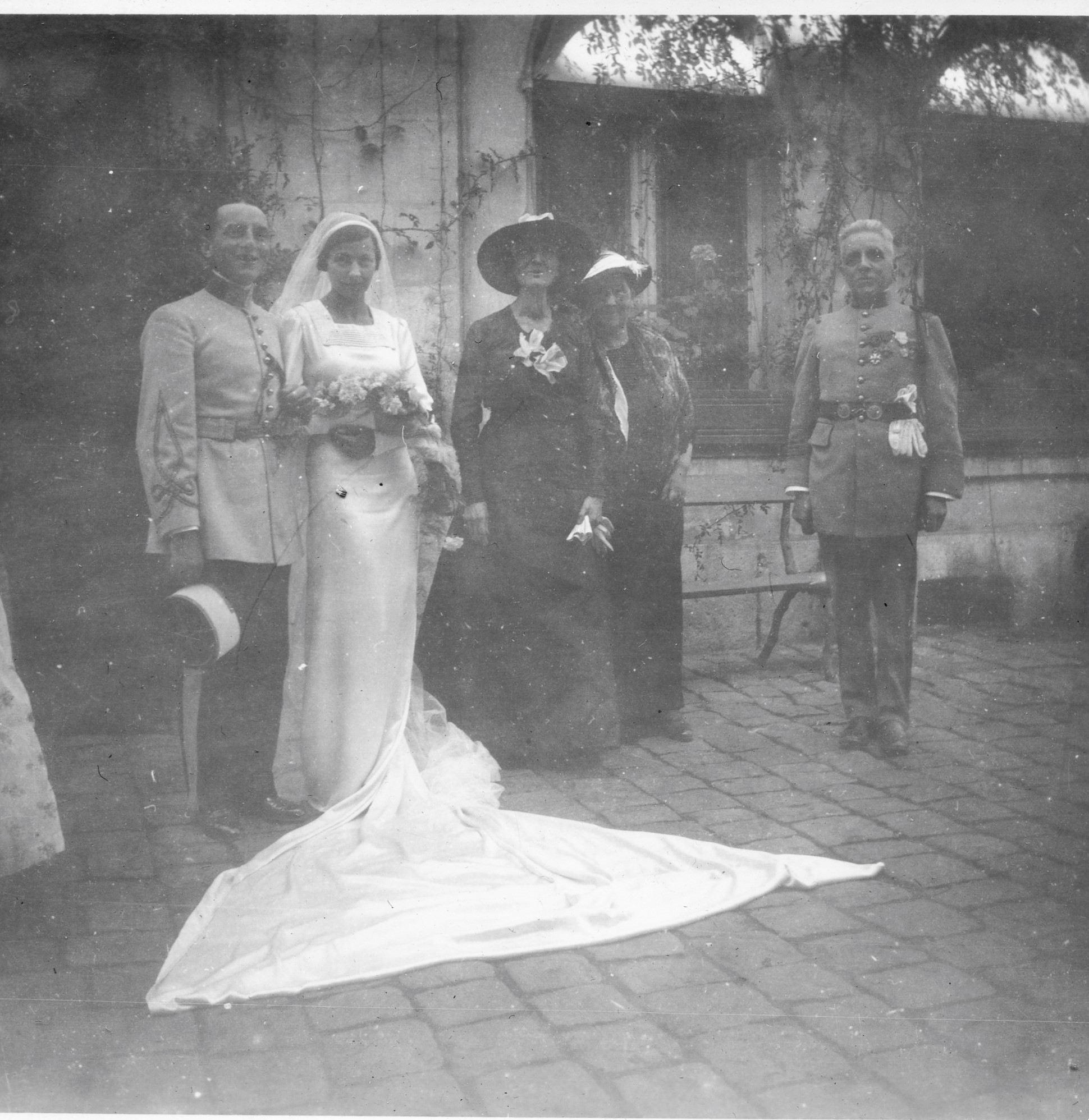 Mariage de Bernard avec Marie-Monique Roche (janvier 1940) 